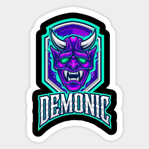 Devil Mask Esport 2.1 Sticker by Harrisaputra